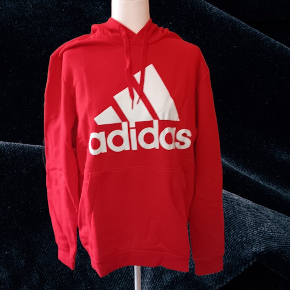 Red men’s adidas hoodie